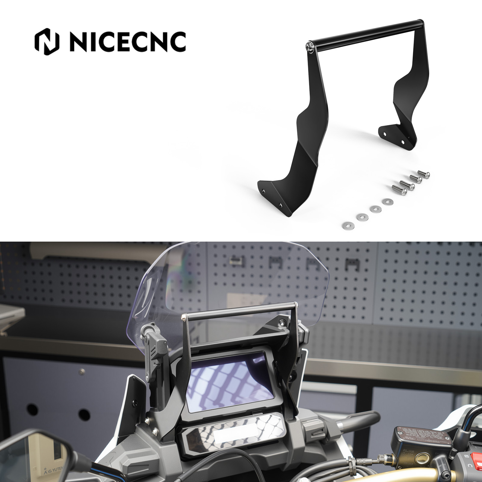 Exhaust Pipe Expander - Кронштейн для навигатора NICECNC для Honda