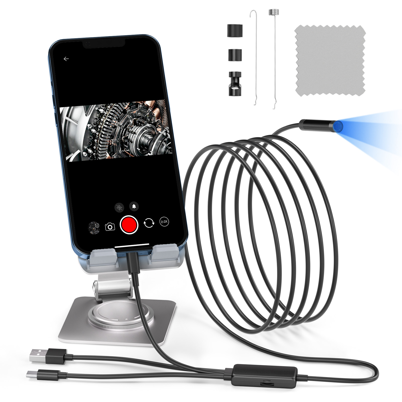 Endoscope Inspection Camera - Новое поступление 3 в 1, 1080P,