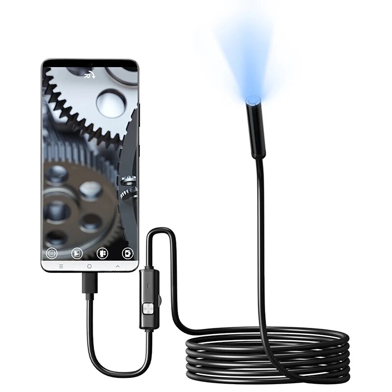 Endoscope Inspection Camera - Эндоскопическая камера 7.0 мм Type-C, водонепроницаемая