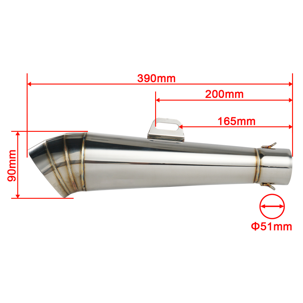 Универсальный 51-мм глушитель  – обзор и цена Exhaust Pipe Expander