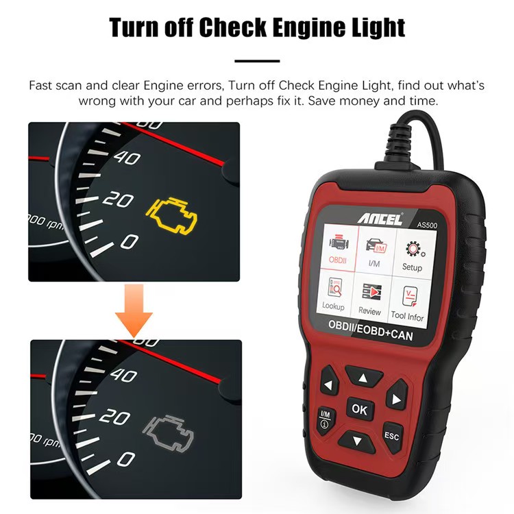 Все функции OBDII, многоязычна – обзор и цена Car Diagnostic Tool